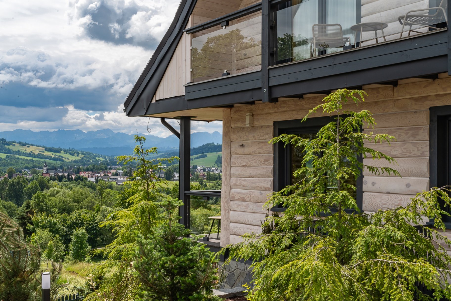 Balkon i panorama